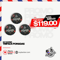 Soy Barber Tripack - tripack de productos de styling para barbería