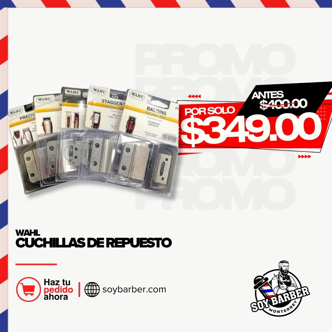 Repuesto de cuchillas Wahl para máquina Legend y Wedge