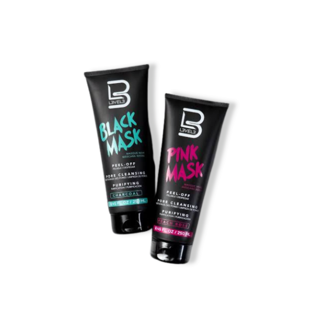 LV3 Black & Pink (Mascarilla Facial) - mascarilla facial profesional para barbería, imagen 2