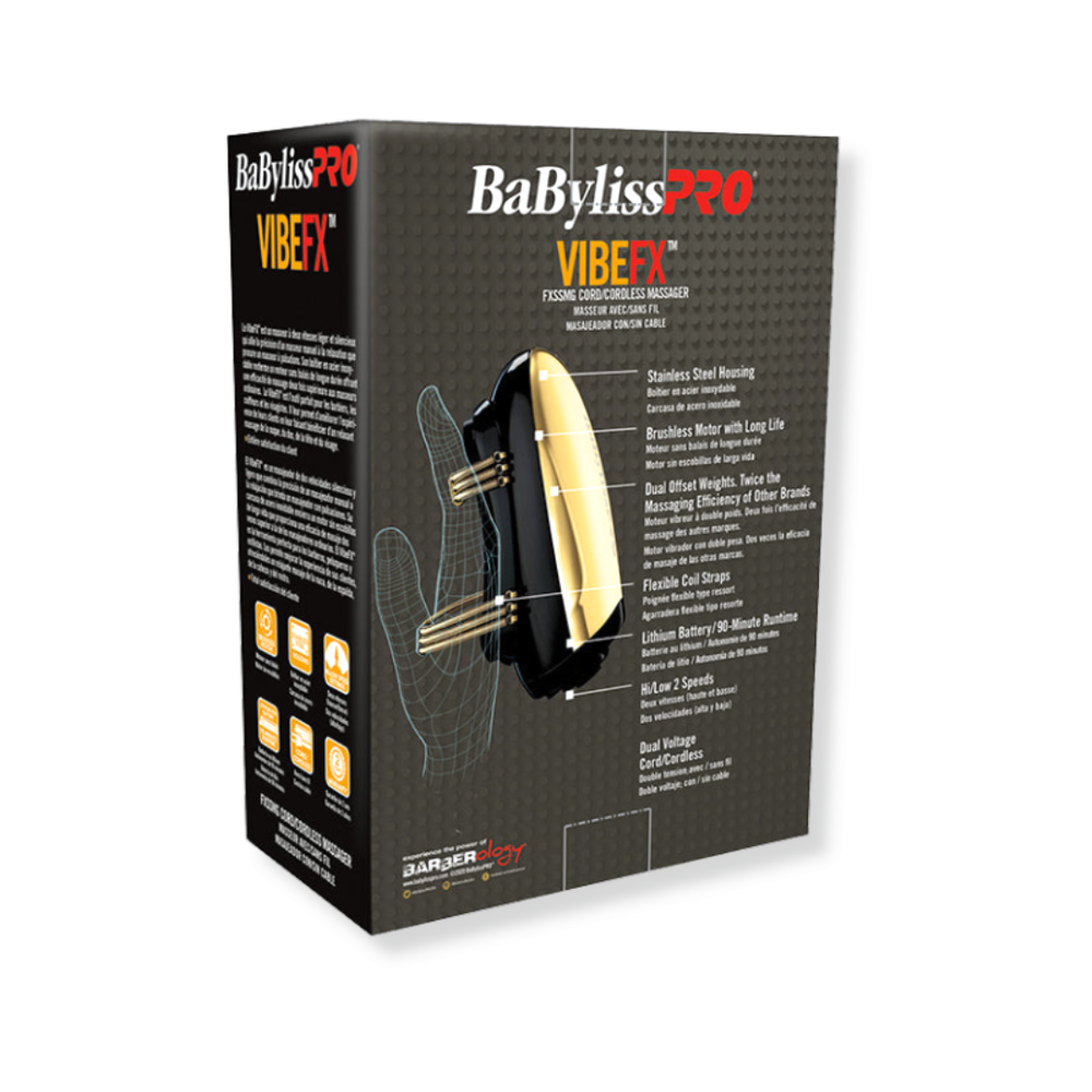 BaByliss PRO - Masajeador Vibe FX Gold