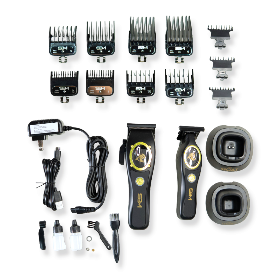 SBM GOAT Combo de Corte Profesional - combo clipper y trimmer SBM GOAT profesional, imagen 4