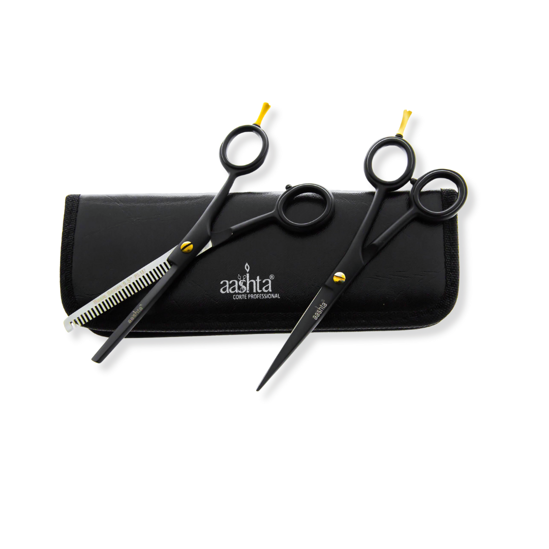 Aashta Tijeras Profesionales 5.5 Pulgadas - tijeras de barbero profesional acero inoxidable