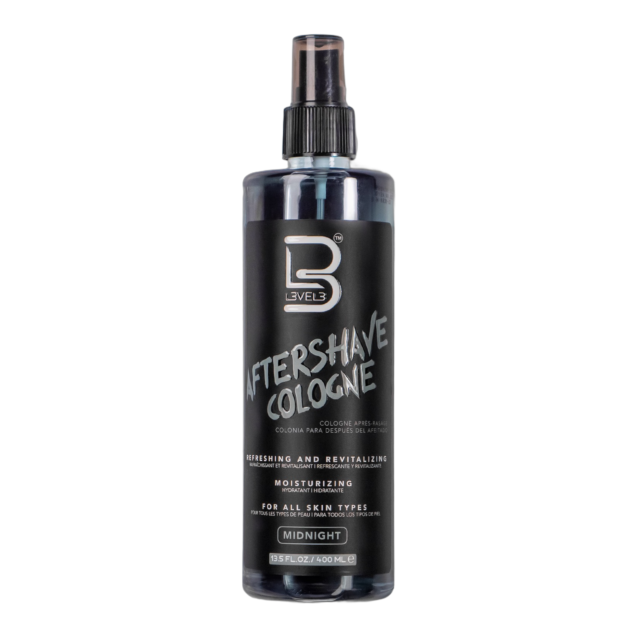 LV3 After Shave Cologne Midnight, foto oficial de L3VEL3