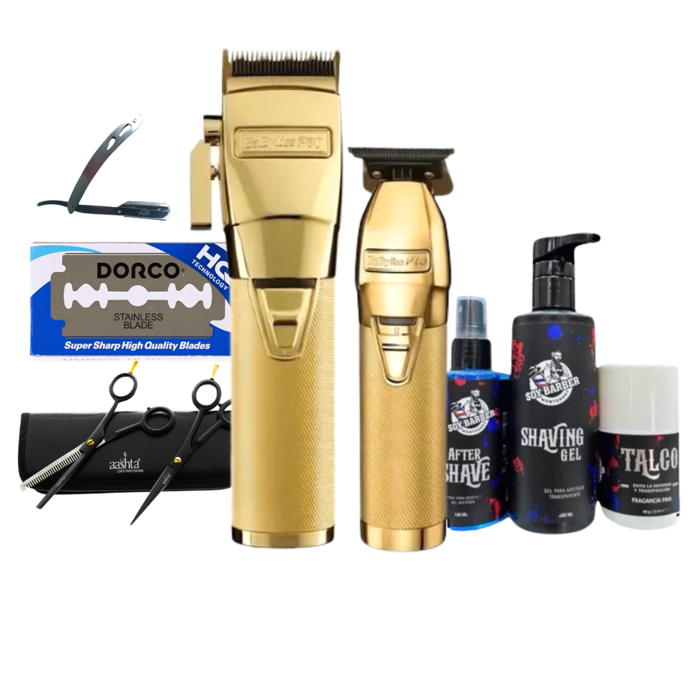 Kit de Inicio Combo Gold FX Plus Trimmer y Clipper