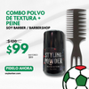 Soy Barber - Polvo textura + peine voluminizador