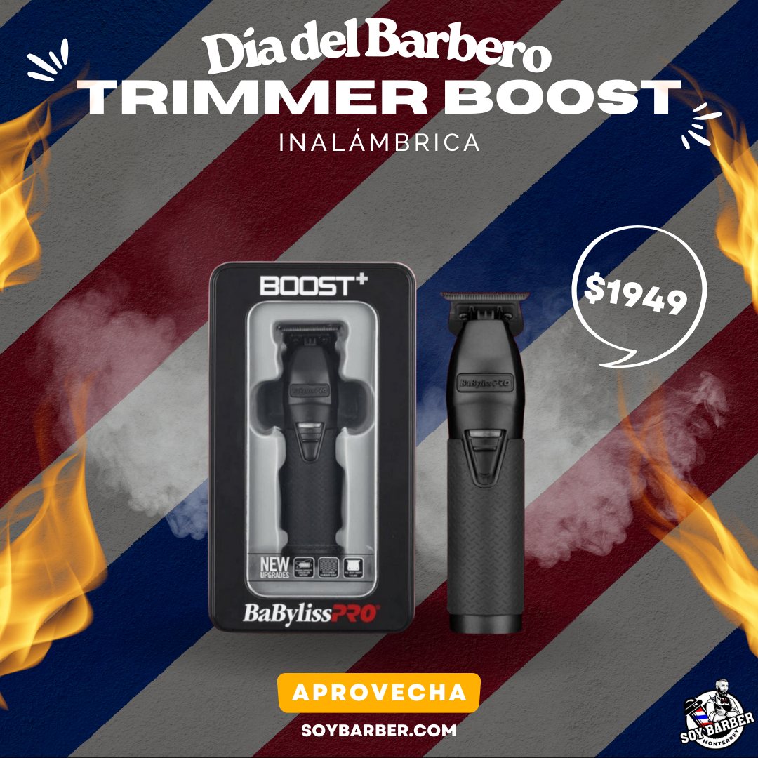 BaByliss PRO - Trimmer Inalámbica Black FX Boost+