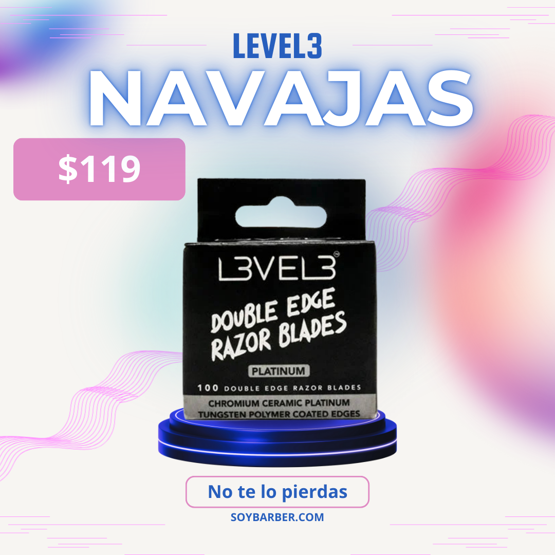 LV3 - Navajas para Afeitar Double-Edge Razor Blades