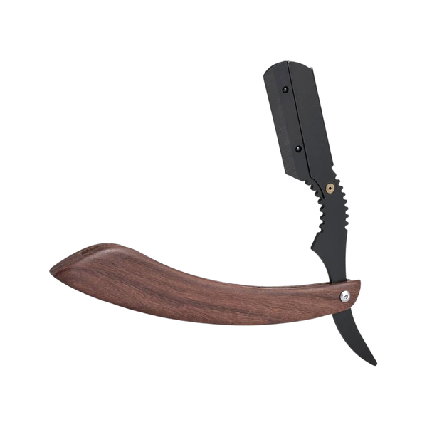 Barbershop - Porta navajas plus madera negro