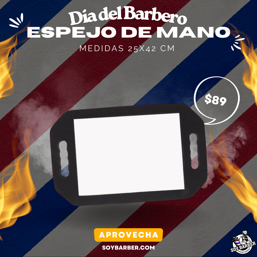 Soy Barber - Espejo de mano