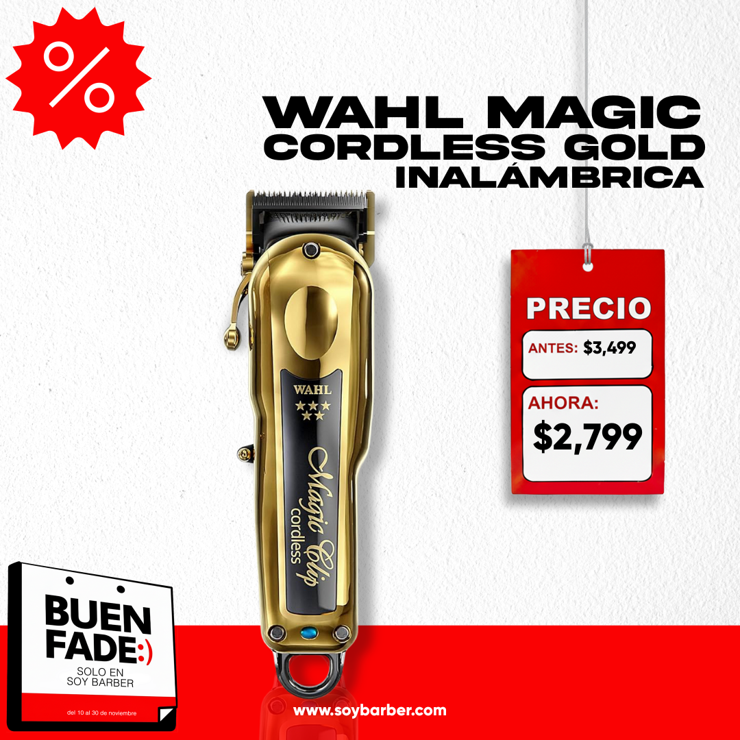 Wahl  - Cortadora Inalámbrica Magic Clip 5 Star Gold
