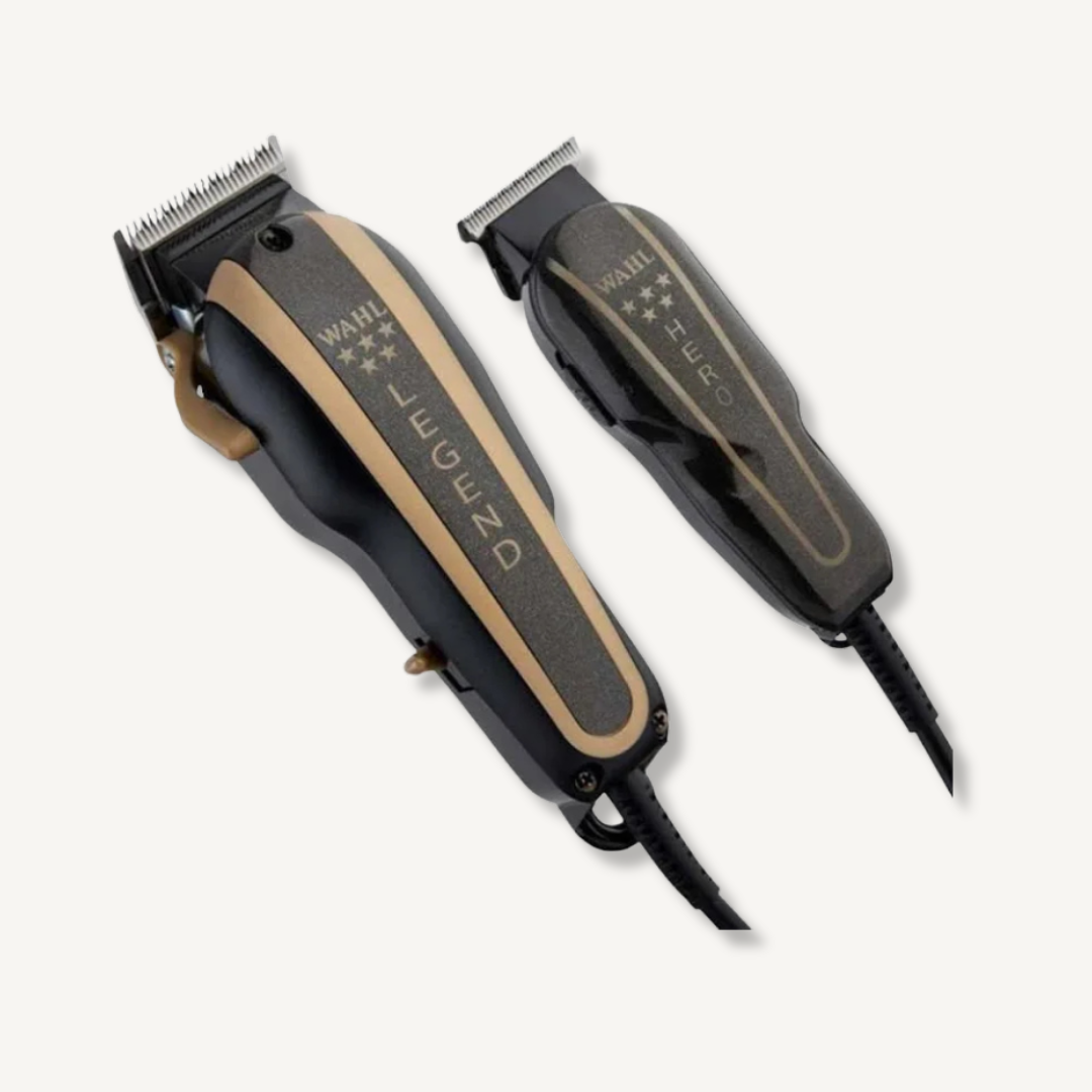 Wahl - Cortadora Legend y Recortadora Hero Barber Combo