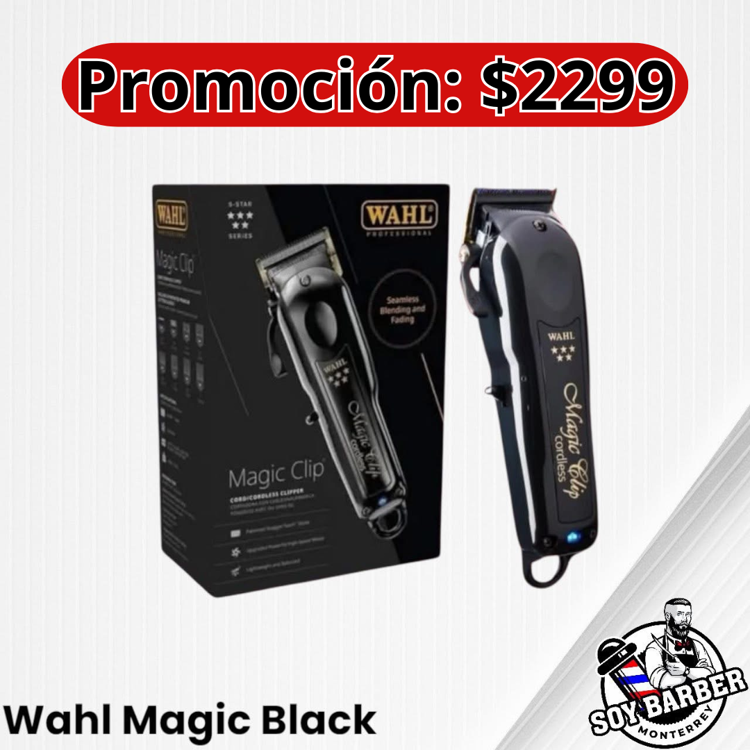 Wahl  - Cortadora Inalámbrica Magic Clip Black
