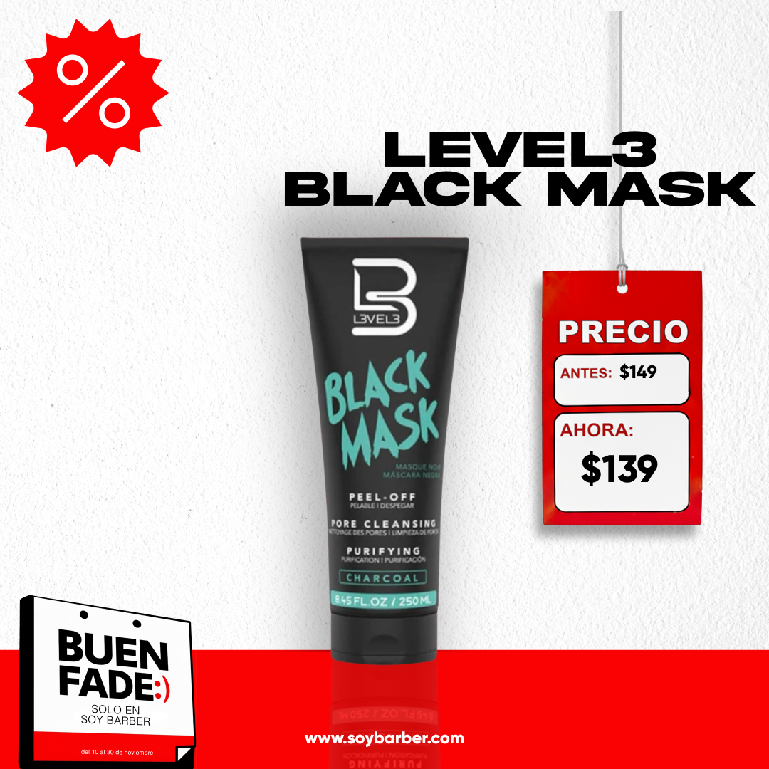 LV3 - Black & Pink (Mascarilla Facial)