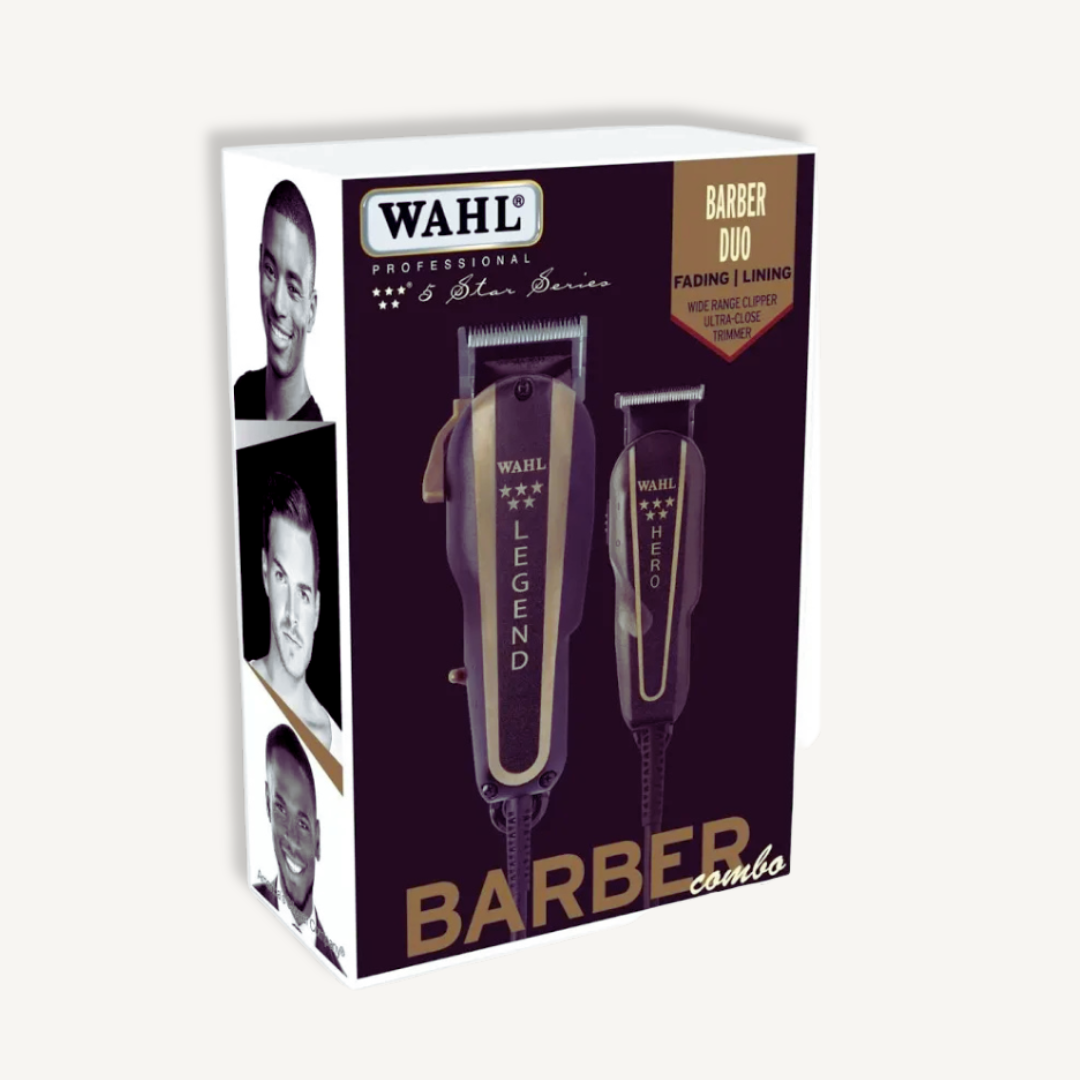 Wahl - Cortadora Legend y Recortadora Hero Barber Combo