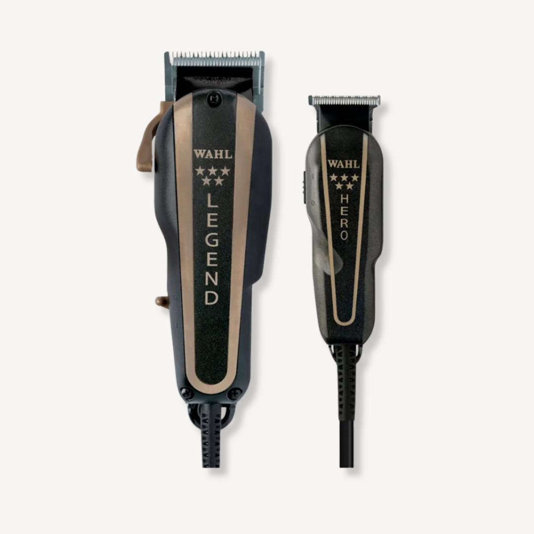 Wahl - Cortadora Legend y Recortadora Hero Barber Combo