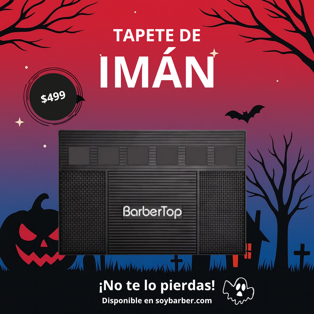 Barber Top - Tapete con Imán - Alfombrilla de silicona con Imán