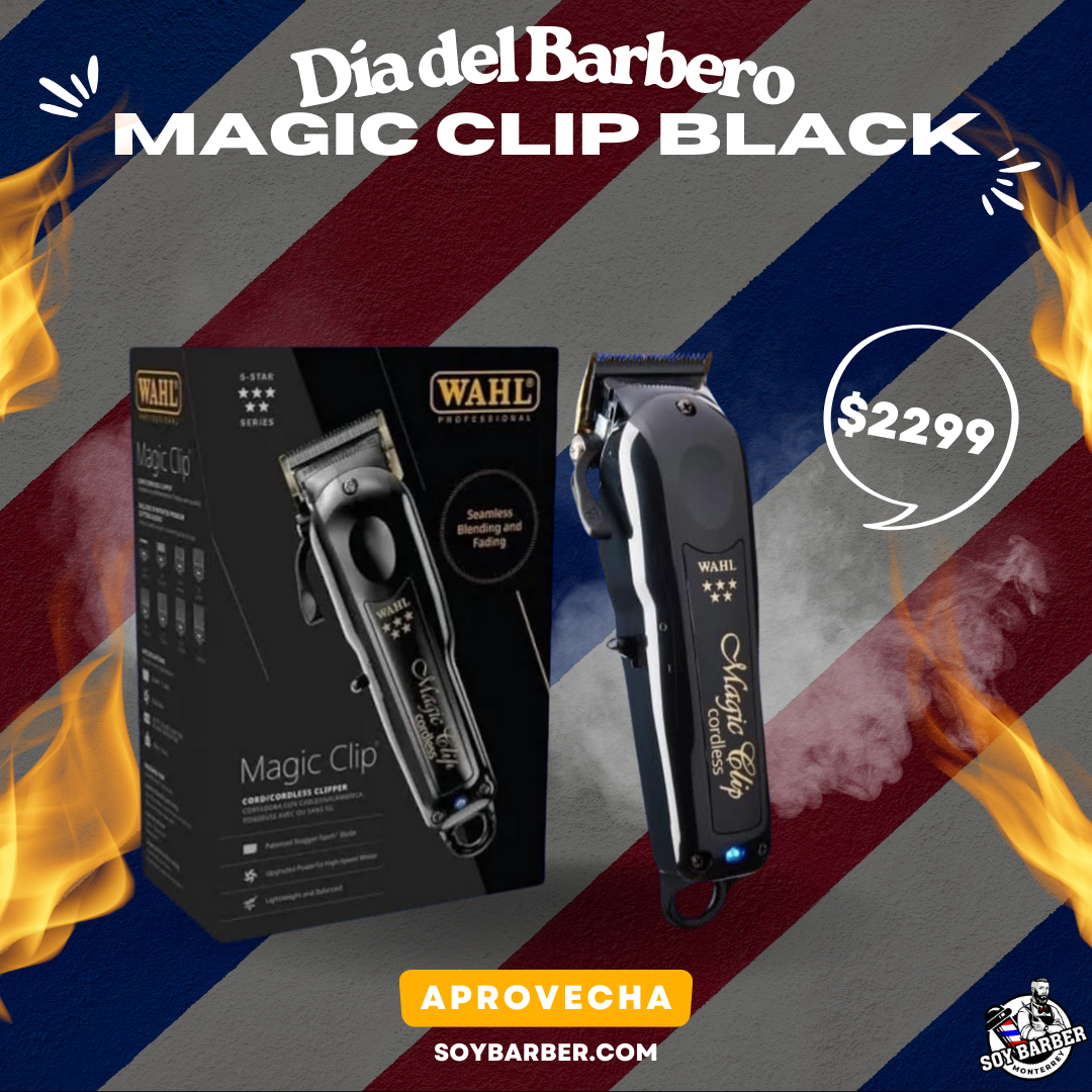Wahl  - Cortadora Inalámbrica Magic Clip Black