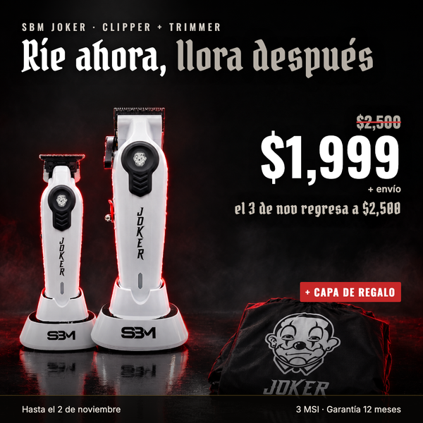 SBM JOKER – Combo de Corte Profesional + Capa