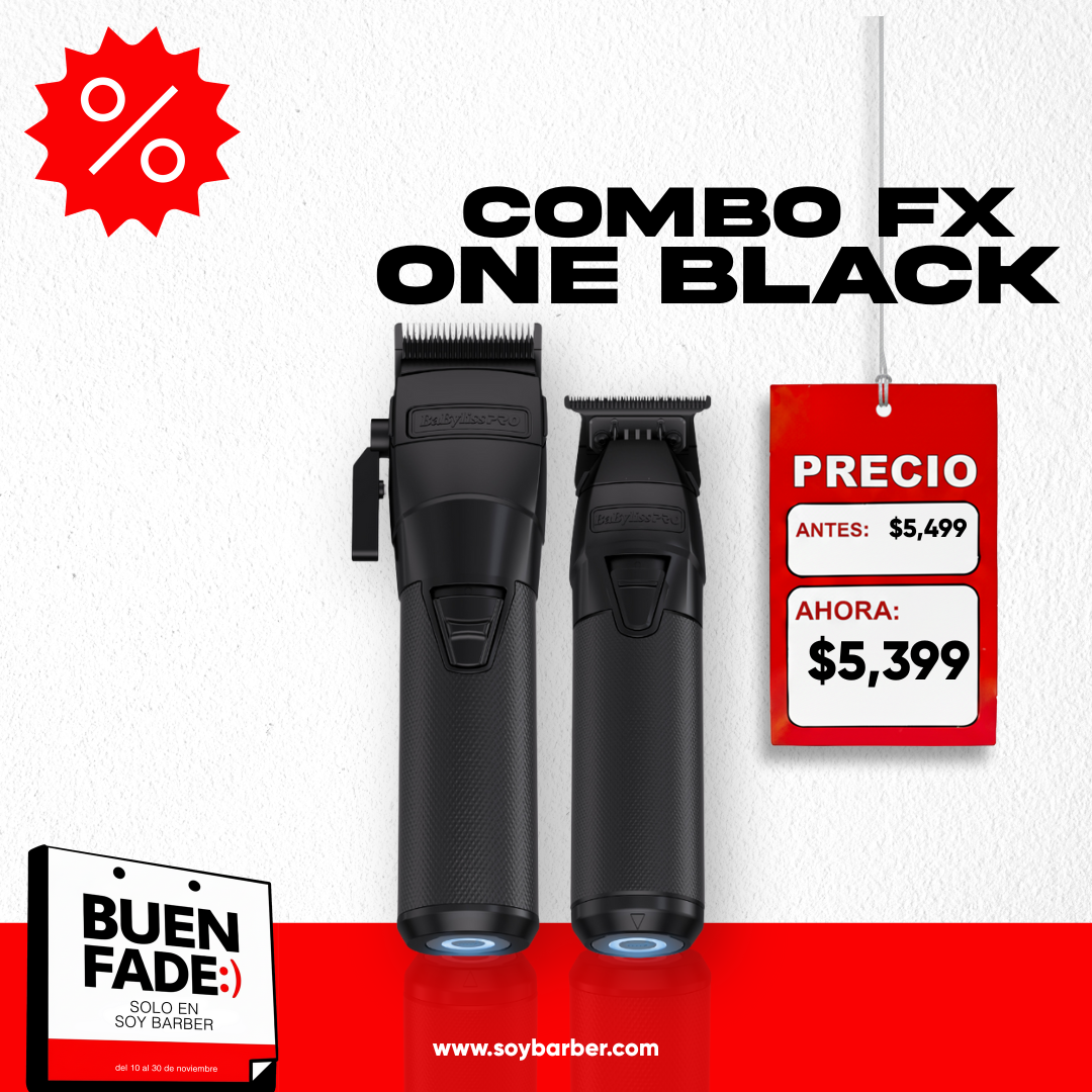 BaByliss PRO - Combo ONE BLACK FX