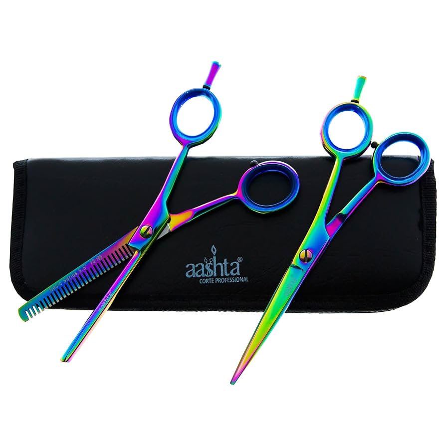 Aashta - Tijeras Profesionales acero inoxidable 5´5 pulgadas