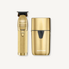 BaByliss PRO - Combo Recortadora y Afeitadora UVFOIL GOLD Metal Collection