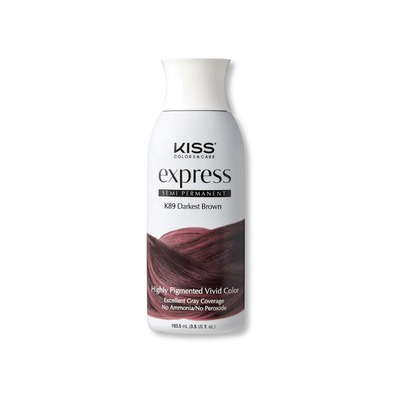 Kiss Express Tinte Cabello - tinte semipermanente para cabello y barba, imagen 1