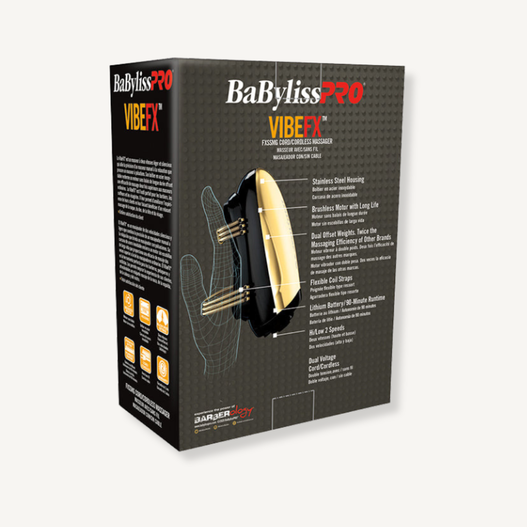 BaByliss PRO - Masajeador Vibe FX Gold