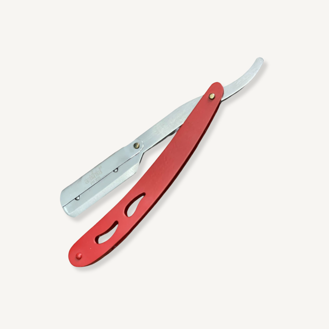 Aashta Porta Navaja Rojo Para Razurar - porta navaja de barbero, imagen 1