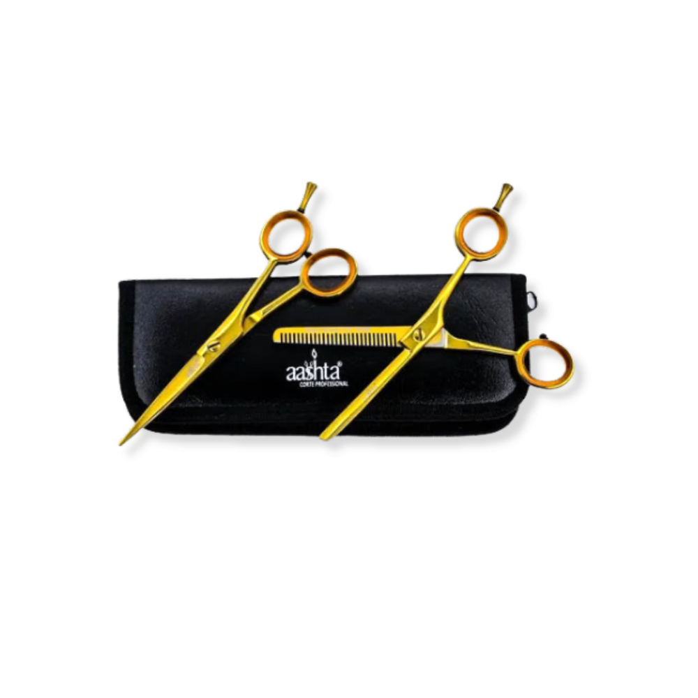 Aashta - Tijeras Profesionales acero inoxidable 5´5 pulgadas