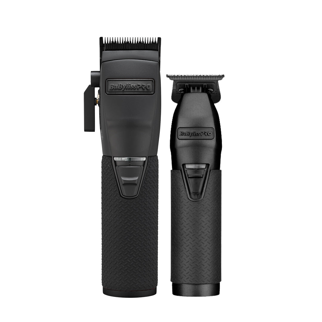 BaByliss PRO - Combo Clipper Boost+ & Trimmer Boost+ BLACK