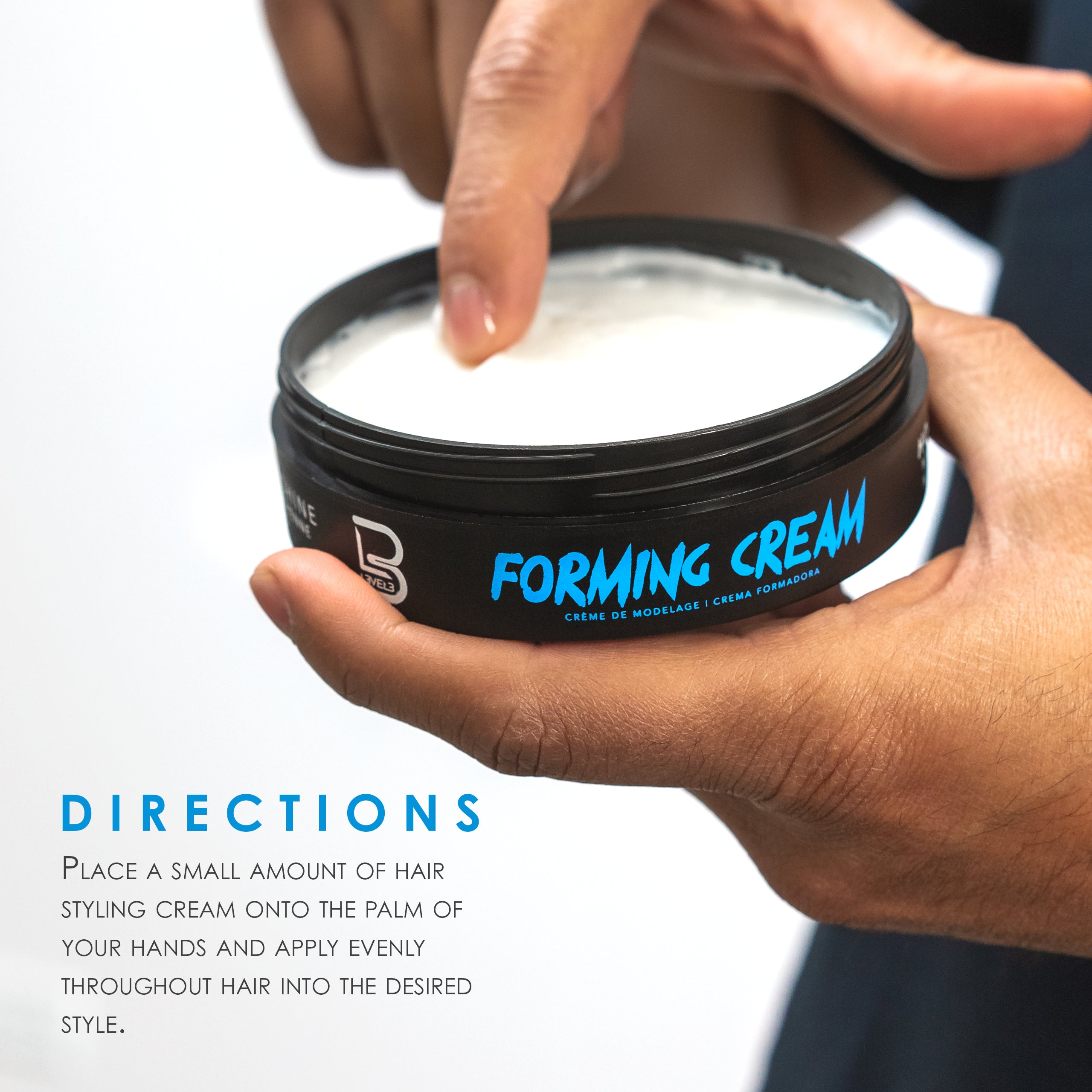 LV3 Forming Cream - producto de peinado para cabello, imagen 4