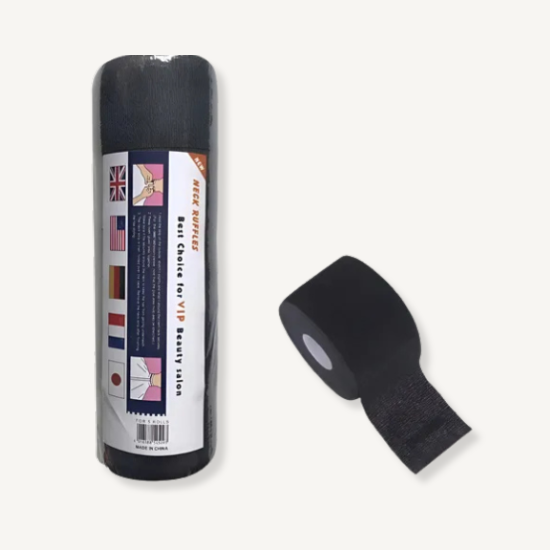 Rollo de Cuellos Negro 500 piezas