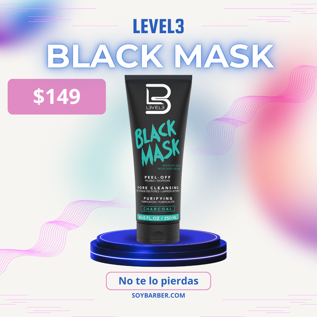 LV3 - Black & Pink (Mascarilla Facial)