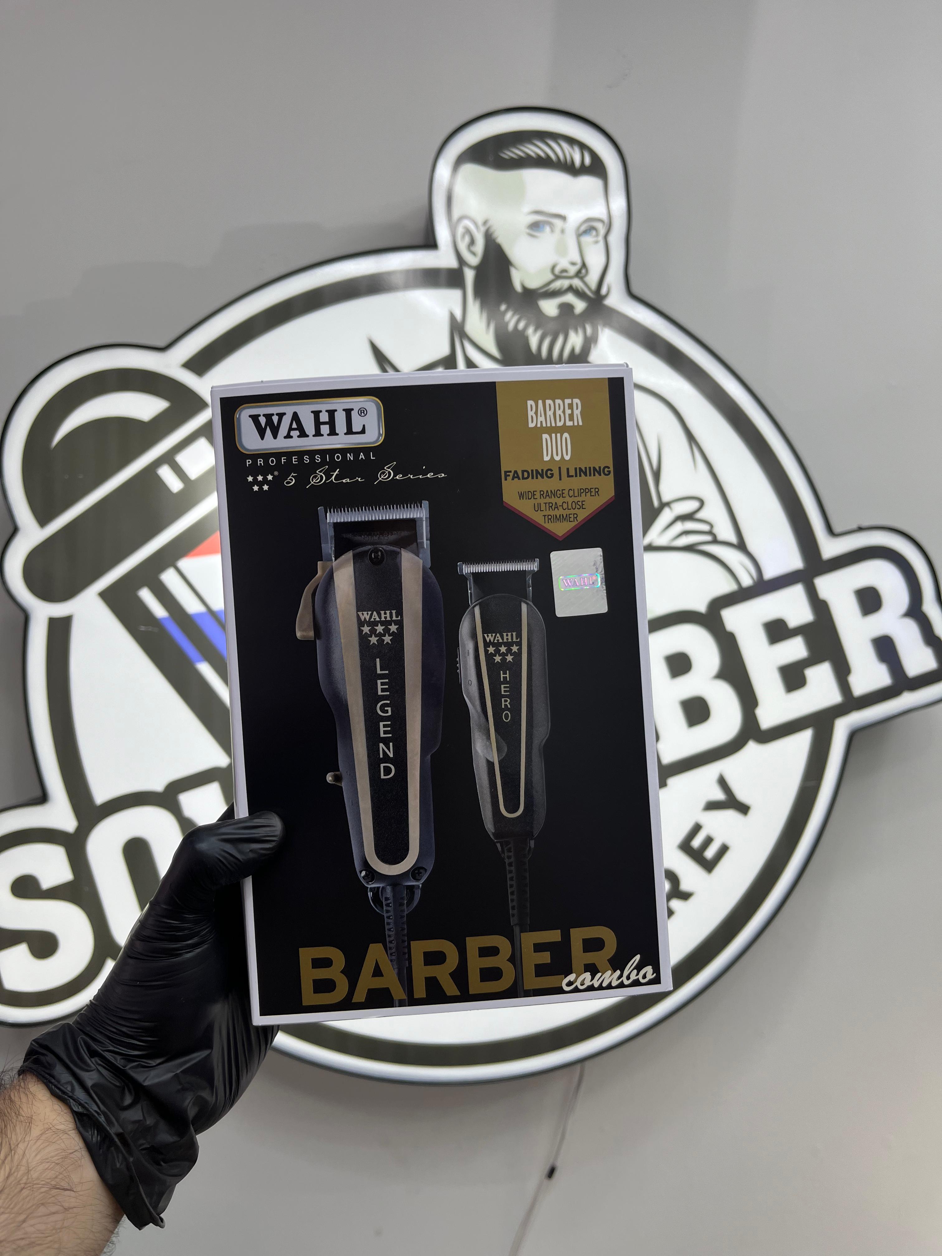 Wahl - Cortadora Legend y Recortadora Hero Barber Combo