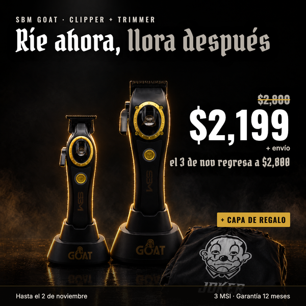 SBM GOAT – Combo de Corte Profesional + Capa
