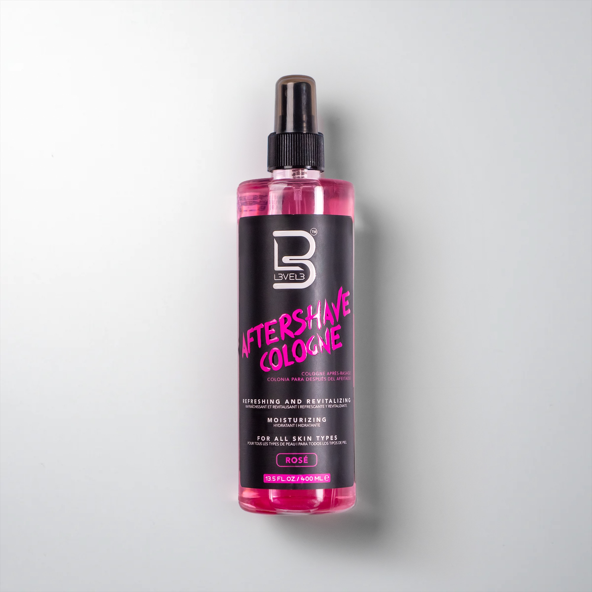 L3VEL3 After Shave Cologne Rose 400 ml