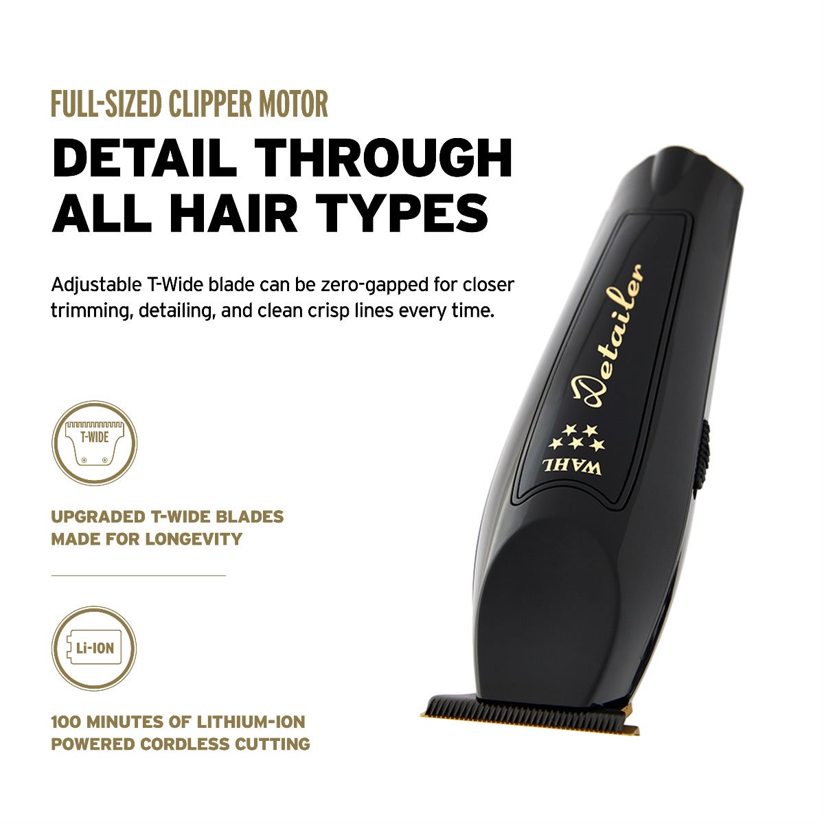 Wahl Cordless Detailer Li - precisión en detalles