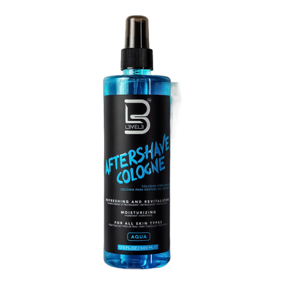 LV3 After Shave Cologne Aqua, foto oficial de L3VEL3