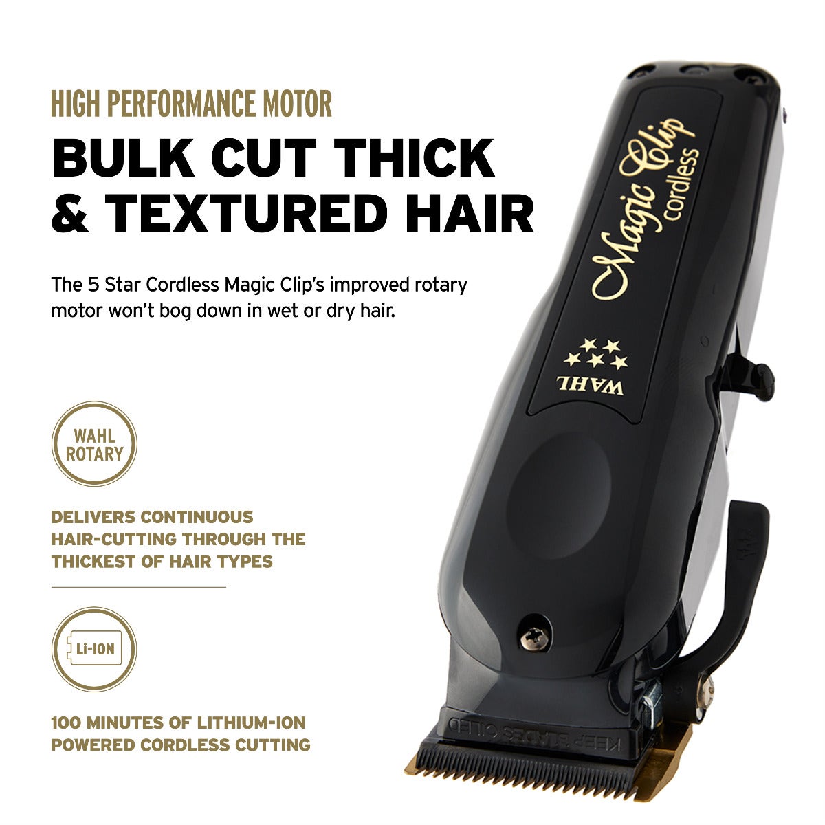 Wahl Cordless Magic Clip - corte de volumen