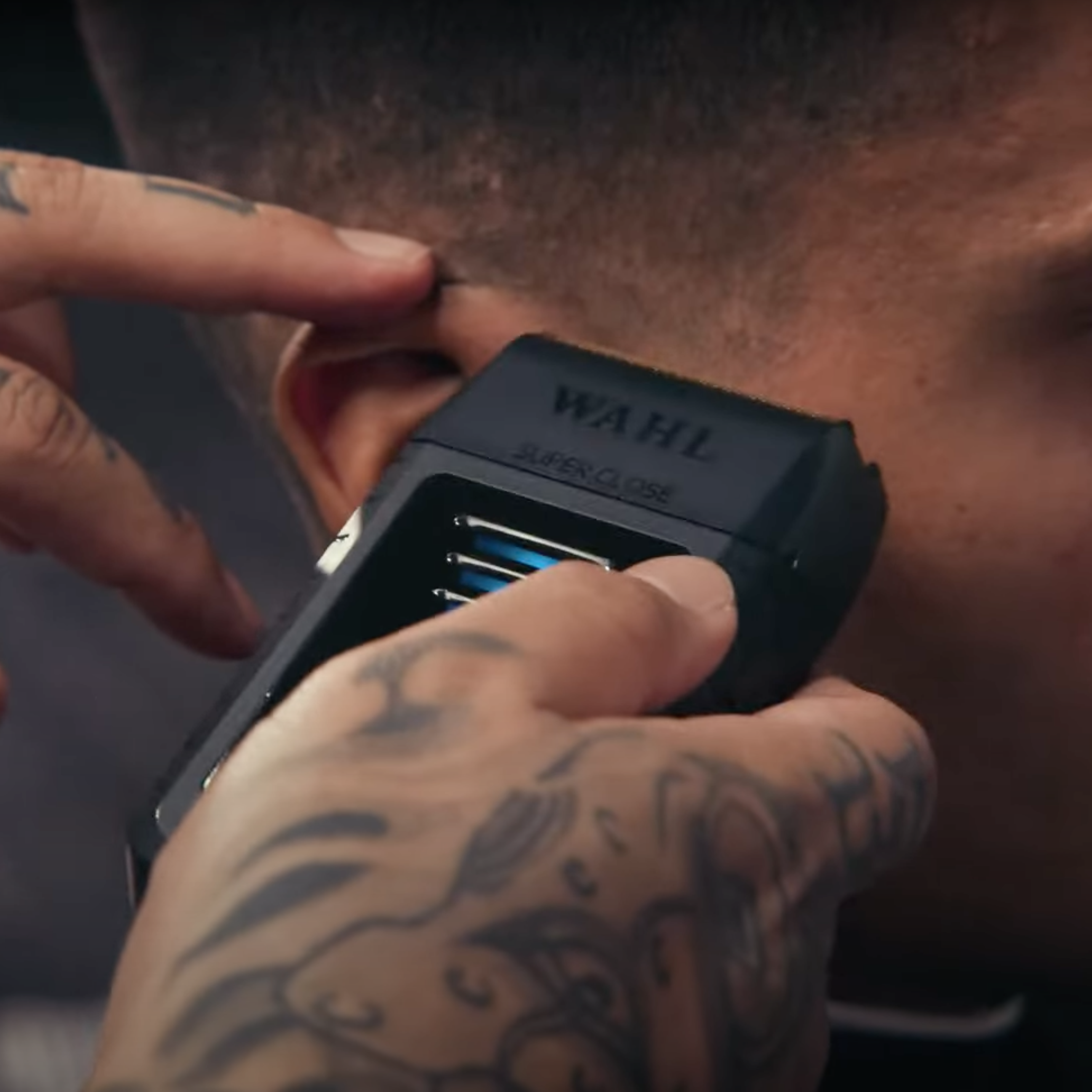 Wahl Vanish Shaver en uso