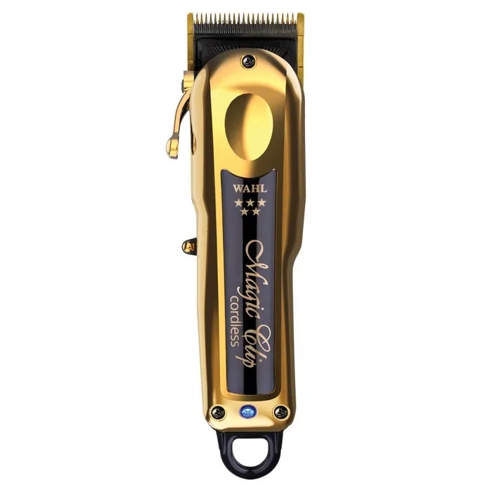 Wahl  - Cortadora Inalámbrica Magic Clip 5 Star Gold + Productos