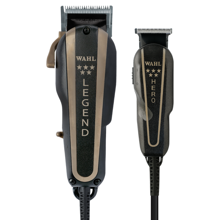 Wahl - Cortadora Legend y Recortadora Hero Barber Combo